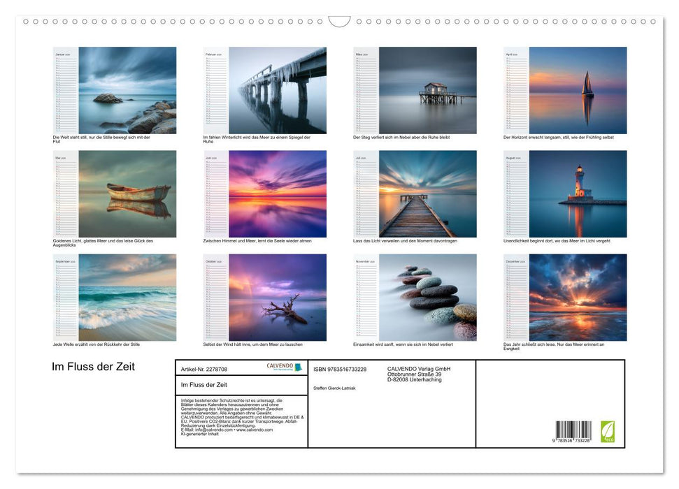Im Fluss der Zeit (CALVENDO Wandkalender 2026)