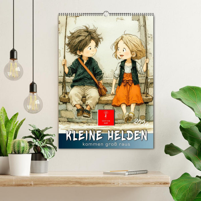 Kleine Helden kommen groß raus (CALVENDO Wandkalender 2026)