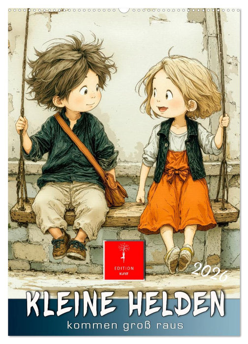 Kleine Helden kommen groß raus (CALVENDO Wandkalender 2026)
