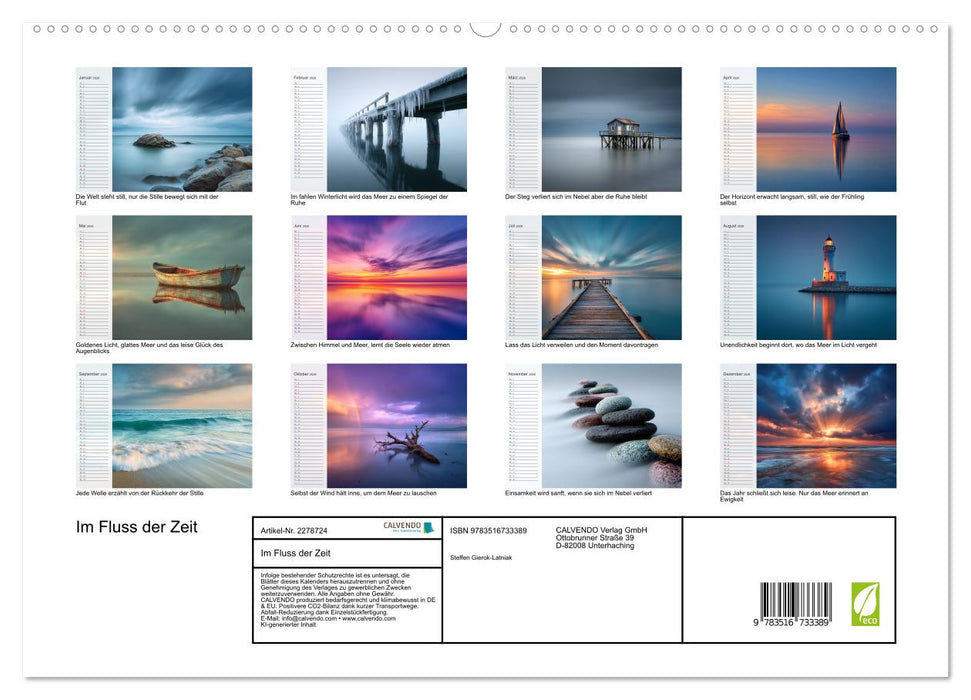 Im Fluss der Zeit (CALVENDO Premium Wandkalender 2026)