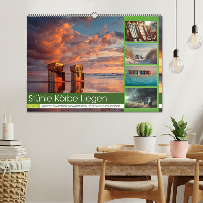 Stühle Körbe Liegen (CALVENDO Wandkalender 2026)