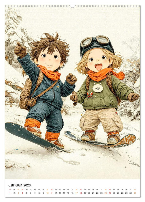 Kleine Helden kommen groß raus (CALVENDO Premium Wandkalender 2026)