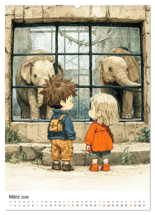 Kleine Helden kommen groß raus (CALVENDO Premium Wandkalender 2026)