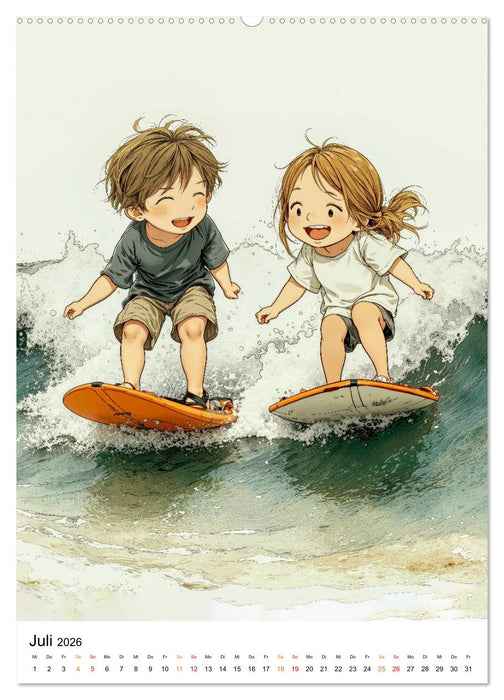 Kleine Helden kommen groß raus (CALVENDO Premium Wandkalender 2026)