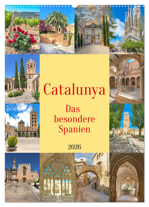 Catalunya, das besondere Spanien (CALVENDO Wandkalender 2026)