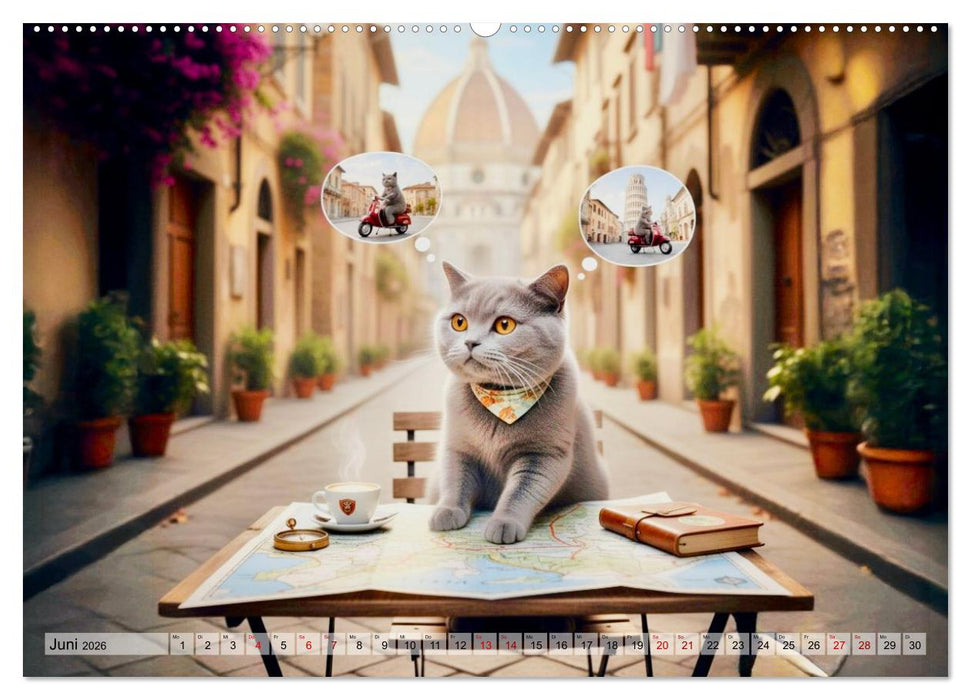 Der Graue Lord auf grosser Tour (CALVENDO Premium Wandkalender 2026)