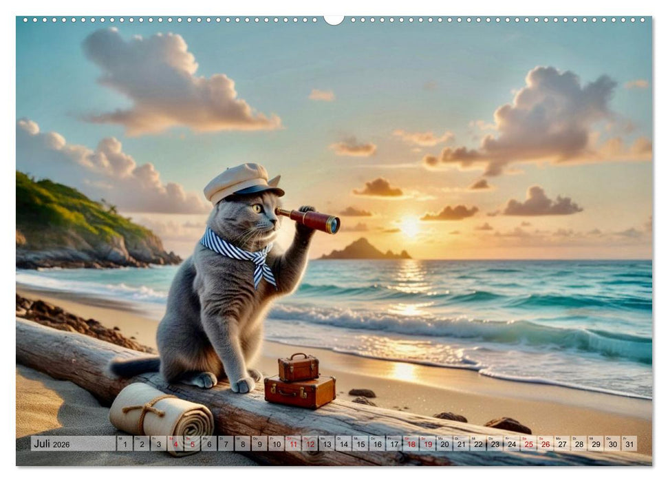 Der Graue Lord auf grosser Tour (CALVENDO Premium Wandkalender 2026)