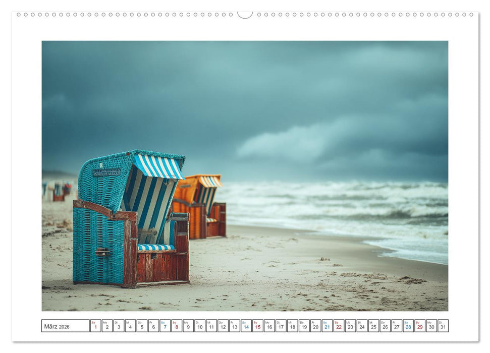 Stühle Körbe Liegen (CALVENDO Premium Wandkalender 2026)