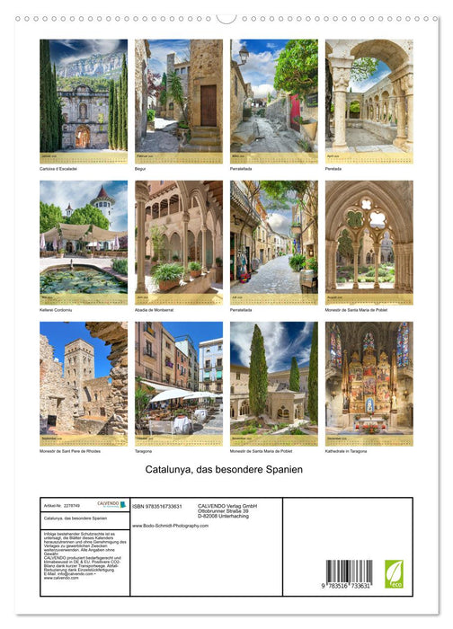 Catalunya, das besondere Spanien (CALVENDO Premium Wandkalender 2026)
