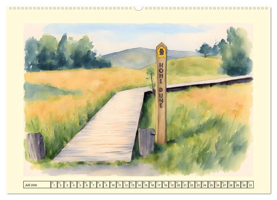 Entlang der deutschen Ostseeküste (CALVENDO Premium Wandkalender 2026)