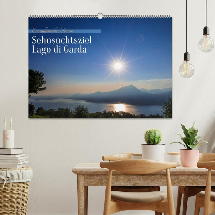 Sehnsuchtsziel Lago di Garda (CALVENDO Wandkalender 2026)