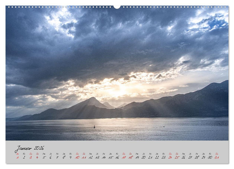 Sehnsuchtsziel Lago di Garda (CALVENDO Wandkalender 2026)
