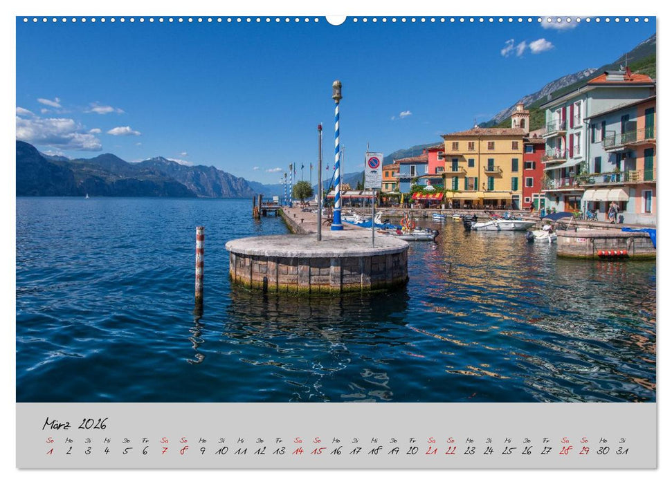Sehnsuchtsziel Lago di Garda (CALVENDO Wandkalender 2026)