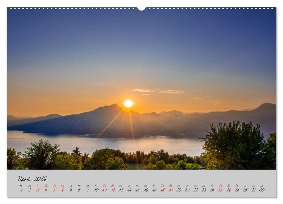 Sehnsuchtsziel Lago di Garda (CALVENDO Wandkalender 2026)