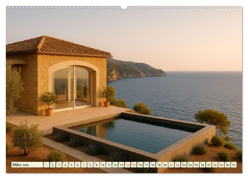 Paradiese der Stille - Orte zum Träumen (CALVENDO Premium Wandkalender 2026)