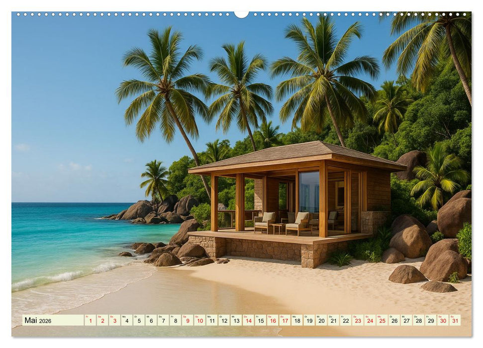 Paradiese der Stille - Orte zum Träumen (CALVENDO Premium Wandkalender 2026)