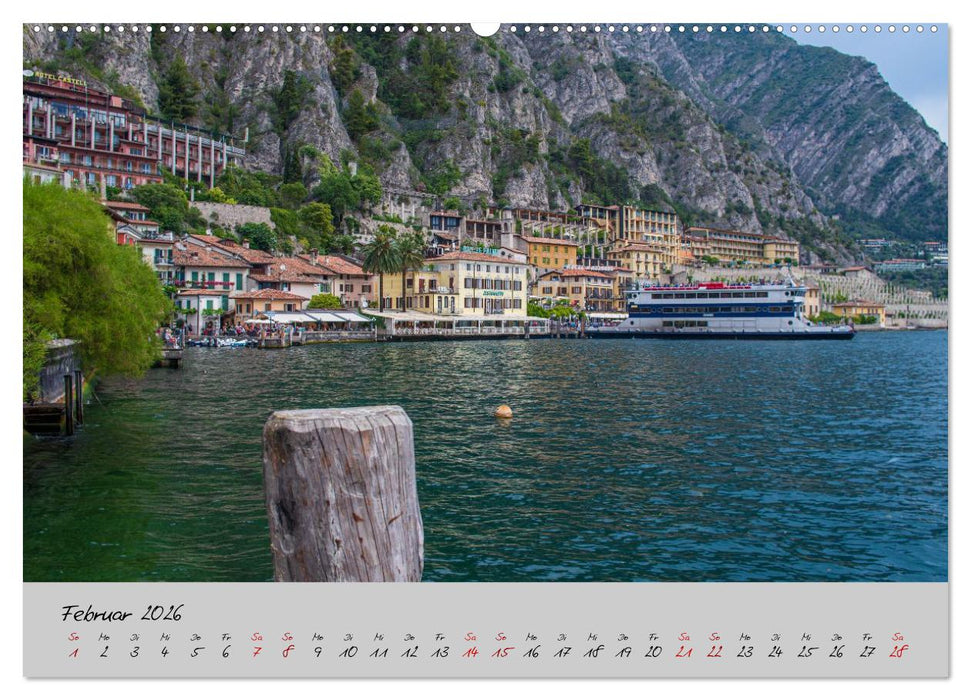 Sehnsuchtsziel Lago di Garda (CALVENDO Premium Wandkalender 2026)