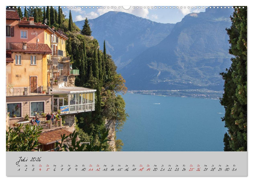 Sehnsuchtsziel Lago di Garda (CALVENDO Premium Wandkalender 2026)