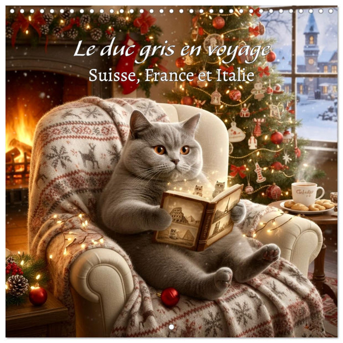 Le duc gris en voyage (CALVENDO Calendrier mensuel 2026)