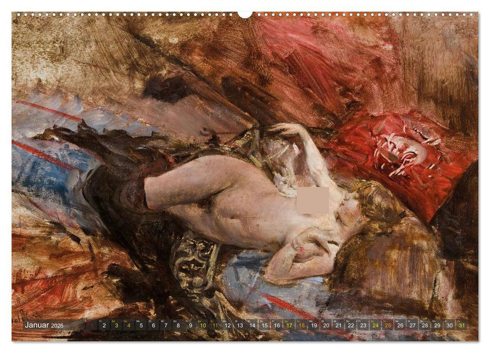 Liegende Schönheiten (CALVENDO Premium Wandkalender 2026)