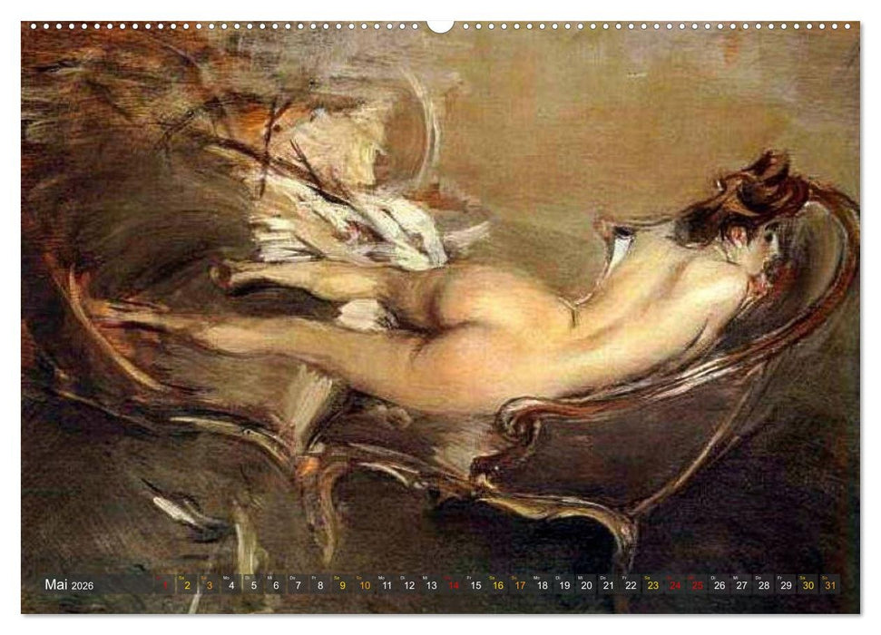 Liegende Schönheiten (CALVENDO Premium Wandkalender 2026)