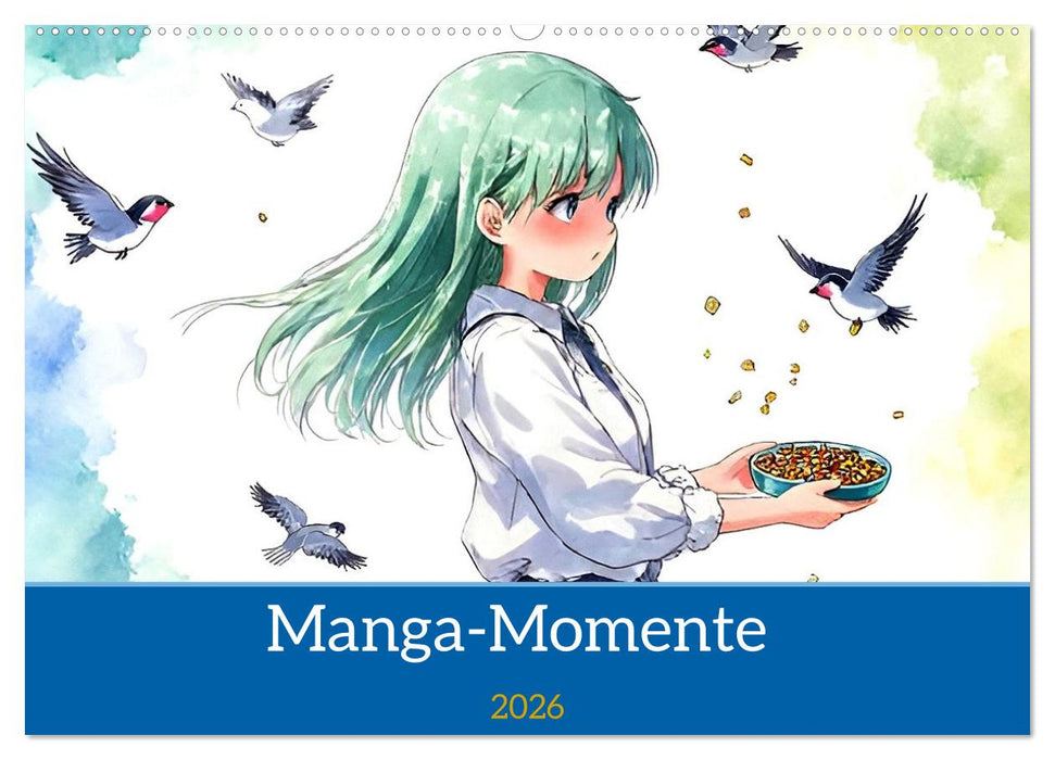 Manga-Momente (CALVENDO Wandkalender 2026)