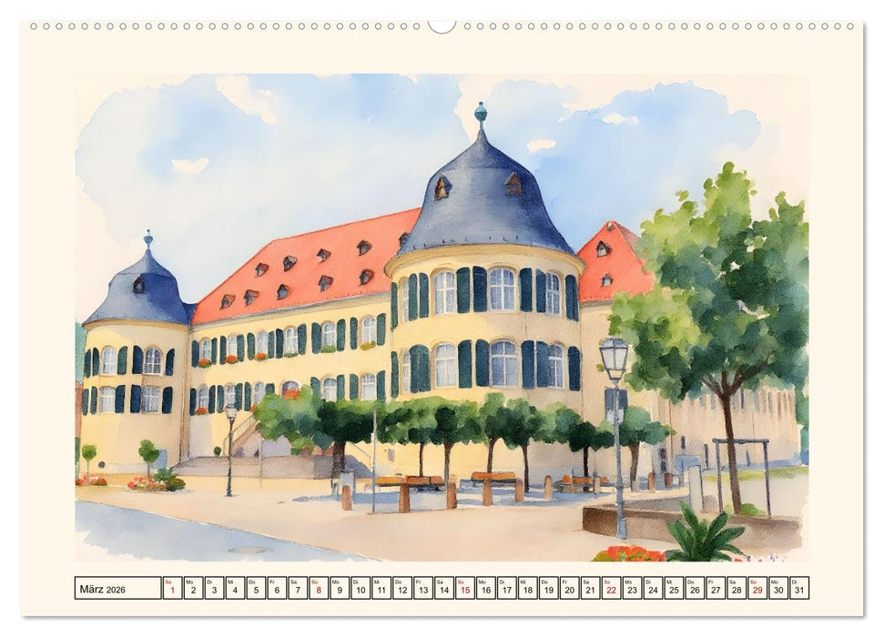 Deutsche Weinstraße - Genuss und Natur (CALVENDO Wandkalender 2026)