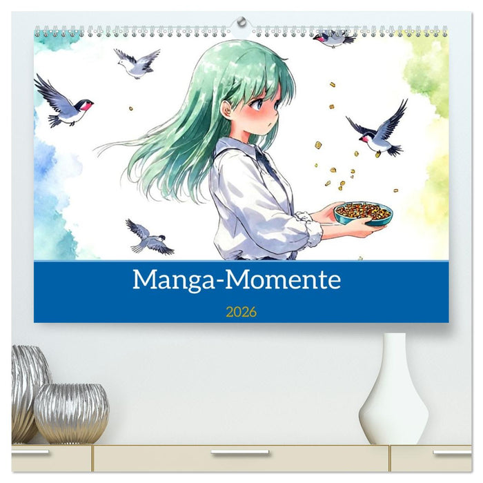 Manga-Momente (CALVENDO Premium Wandkalender 2026)