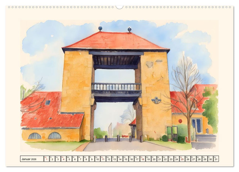 Deutsche Weinstraße - Genuss und Natur (CALVENDO Premium Wandkalender 2026)