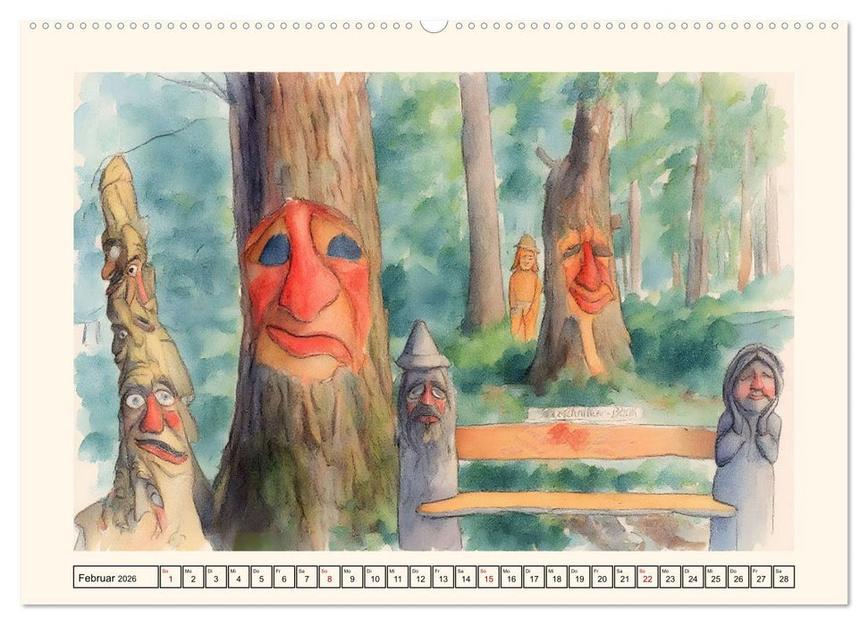 Deutsche Weinstraße - Genuss und Natur (CALVENDO Premium Wandkalender 2026)