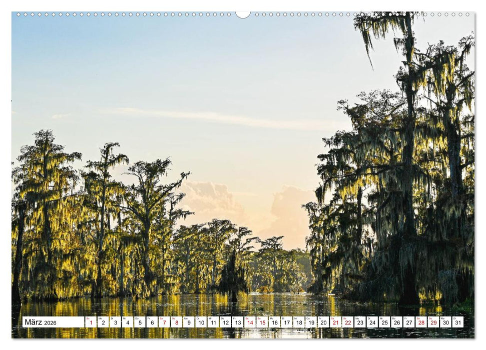 Louisiana - Sümpfe und Plantagenhäuser (CALVENDO Wandkalender 2026)