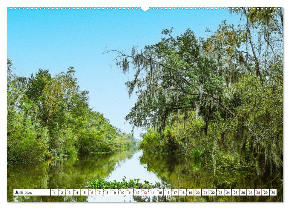 Louisiana - Sümpfe und Plantagenhäuser (CALVENDO Wandkalender 2026)
