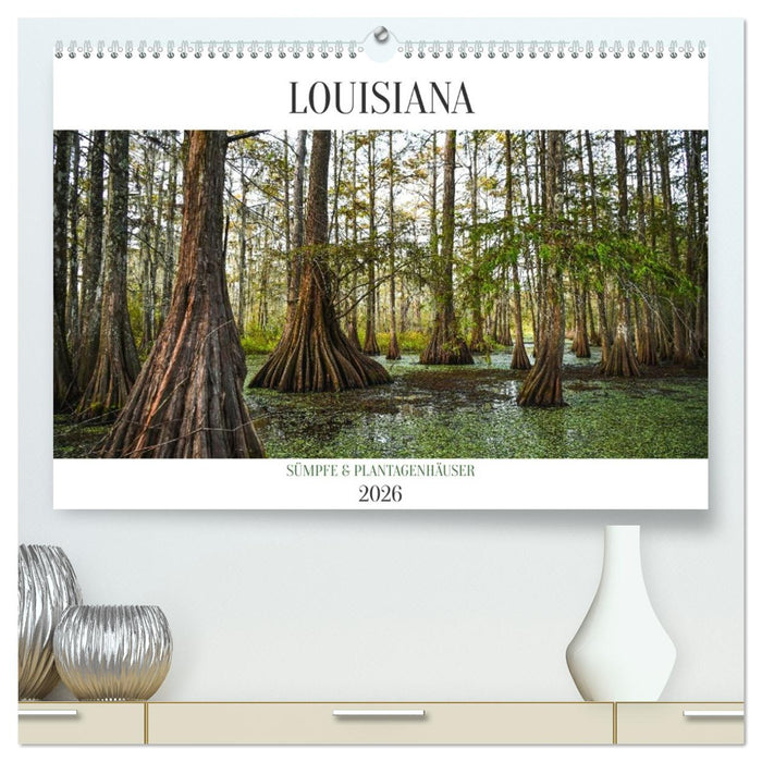 Louisiana - Sümpfe und Plantagenhäuser (CALVENDO Premium Wandkalender 2026)