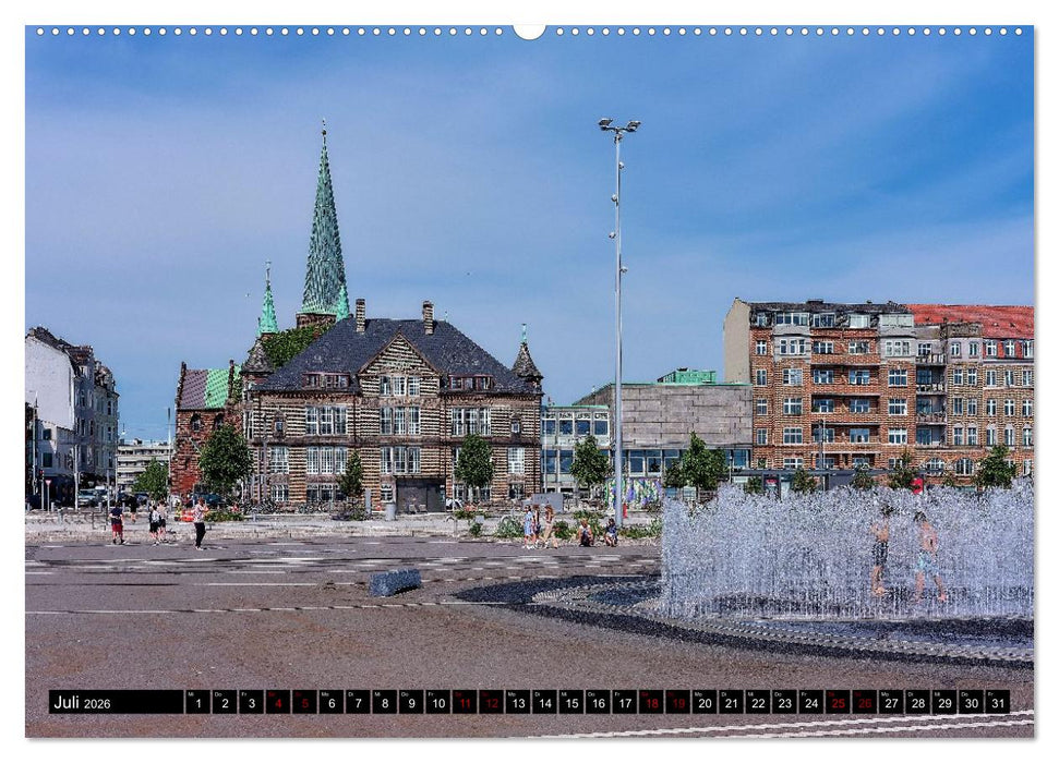 AARHUS, die kleinste Großstadt der Welt (CALVENDO Premium Wandkalender 2026)