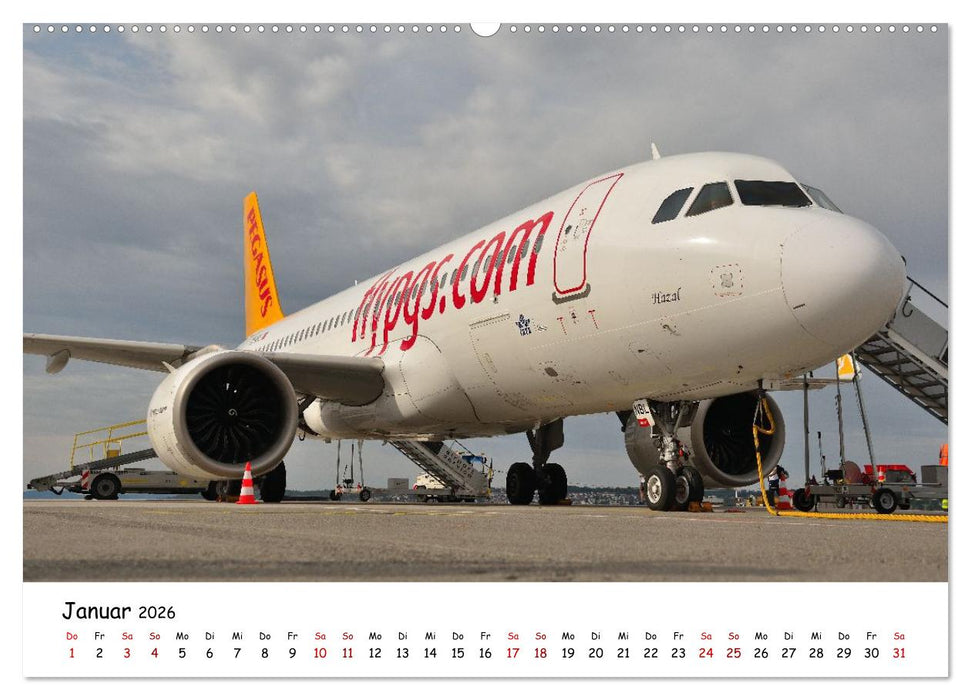 Ein Jahr in der Welt der Luftfahrt (CALVENDO Wandkalender 2026)