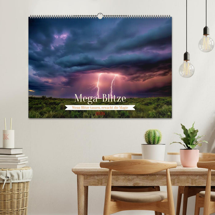 Mega-Blitze (CALVENDO Wandkalender 2026)