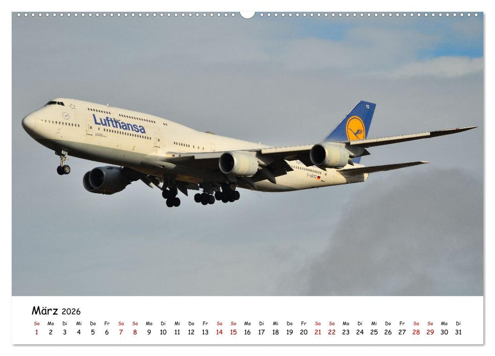 Ein Jahr in der Welt der Luftfahrt (CALVENDO Premium Wandkalender 2026)