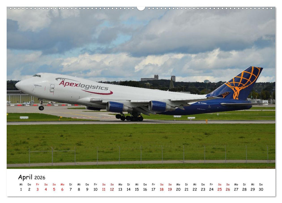 Ein Jahr in der Welt der Luftfahrt (CALVENDO Premium Wandkalender 2026)