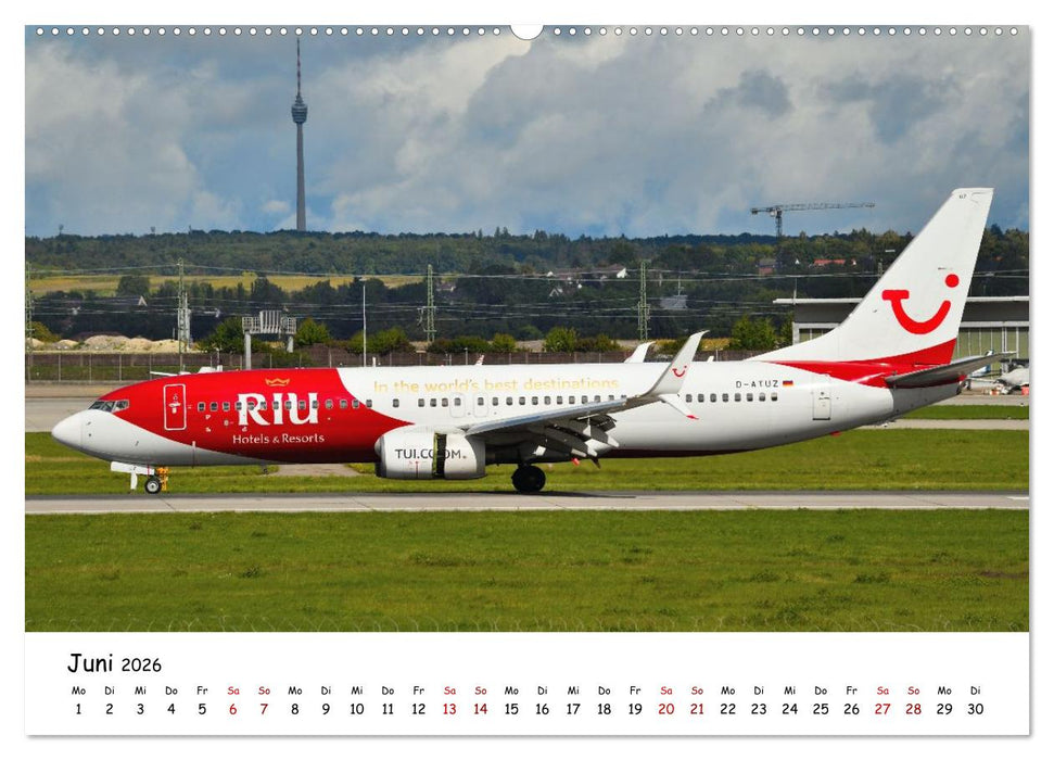 Ein Jahr in der Welt der Luftfahrt (CALVENDO Premium Wandkalender 2026)