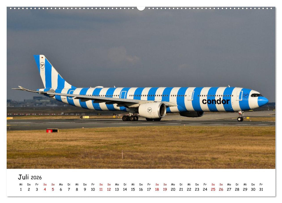 Ein Jahr in der Welt der Luftfahrt (CALVENDO Premium Wandkalender 2026)