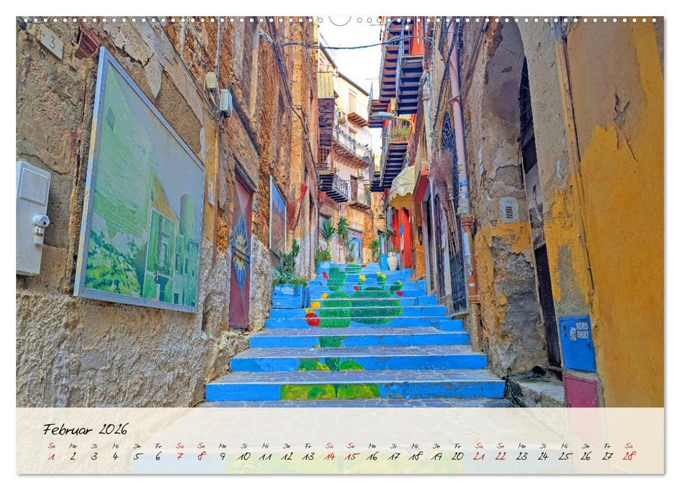 Siziliens Zauber – Von Palermo bis Taormina (CALVENDO Wandkalender 2026)