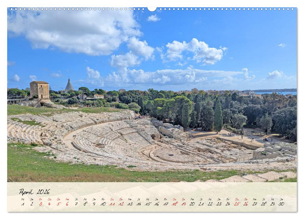 Siziliens Zauber – Von Palermo bis Taormina (CALVENDO Wandkalender 2026)