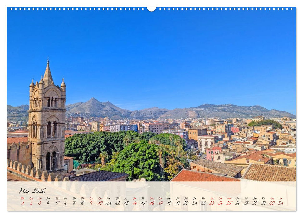 Siziliens Zauber – Von Palermo bis Taormina (CALVENDO Premium Wandkalender 2026)