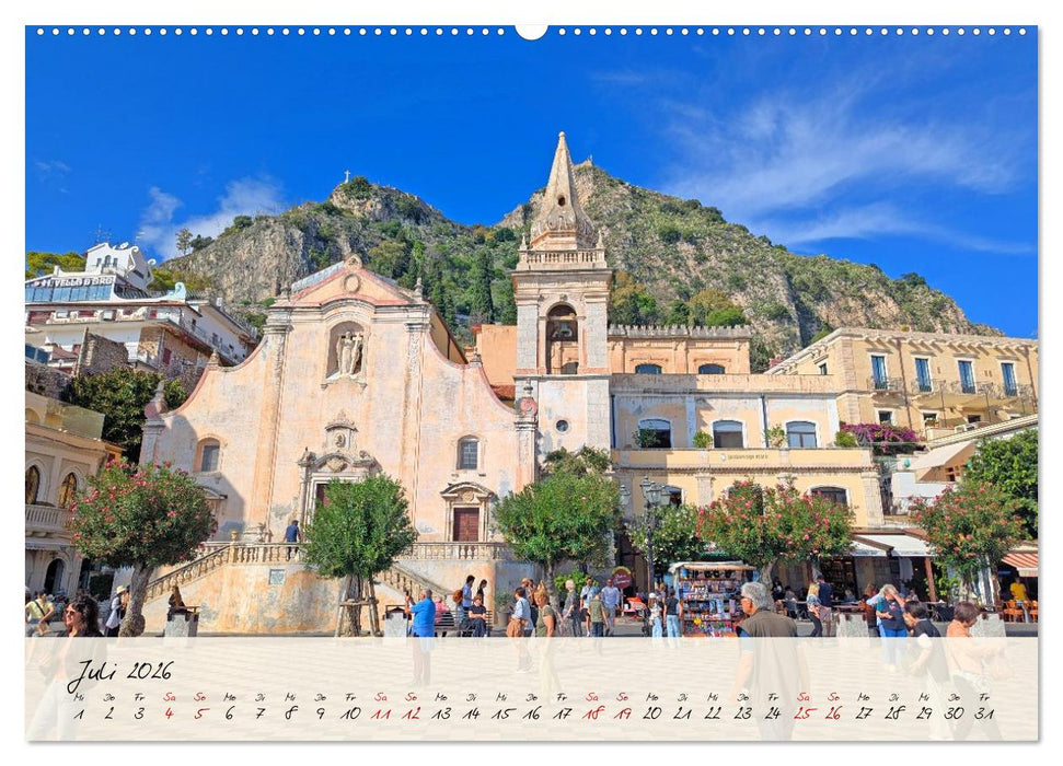 Siziliens Zauber – Von Palermo bis Taormina (CALVENDO Premium Wandkalender 2026)