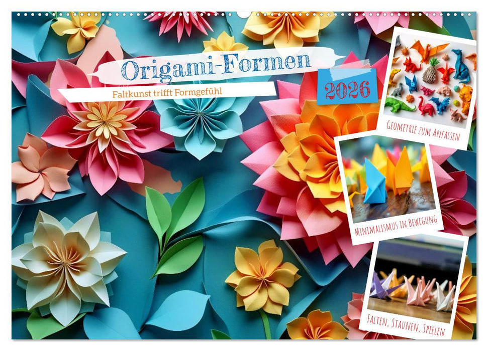 Origami-Formen (CALVENDO Wandkalender 2026)