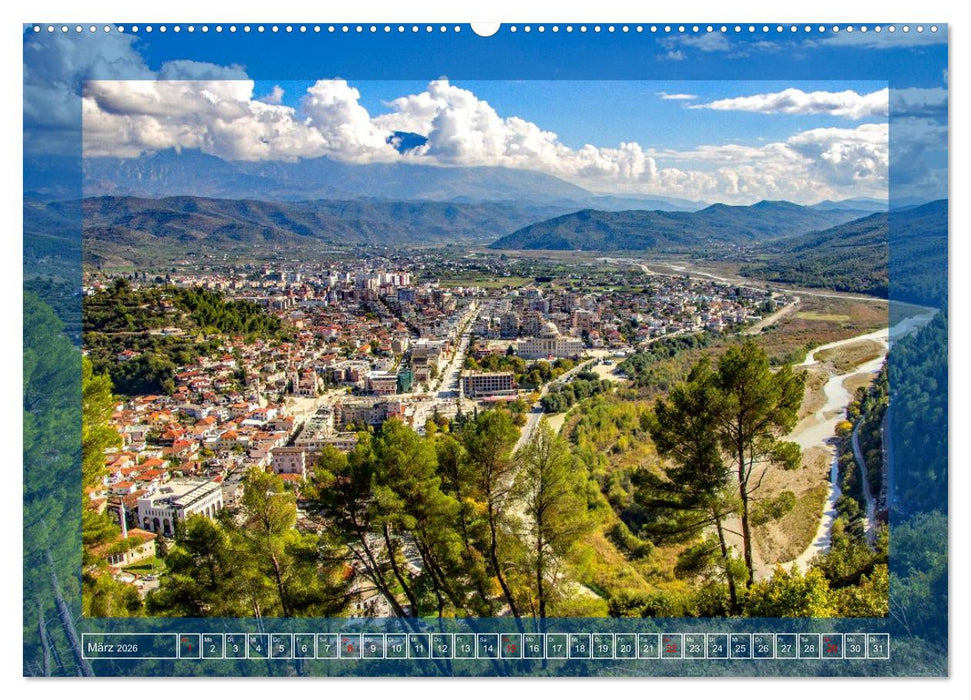 Berat - Die Stadt der tausend Fenster (CALVENDO Wandkalender 2026)