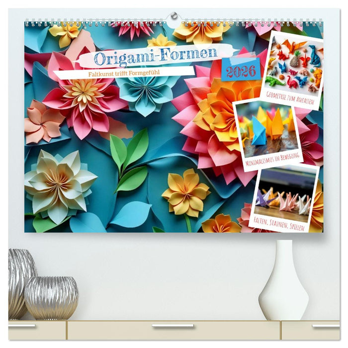 Origami-Formen (CALVENDO Premium Wandkalender 2026)