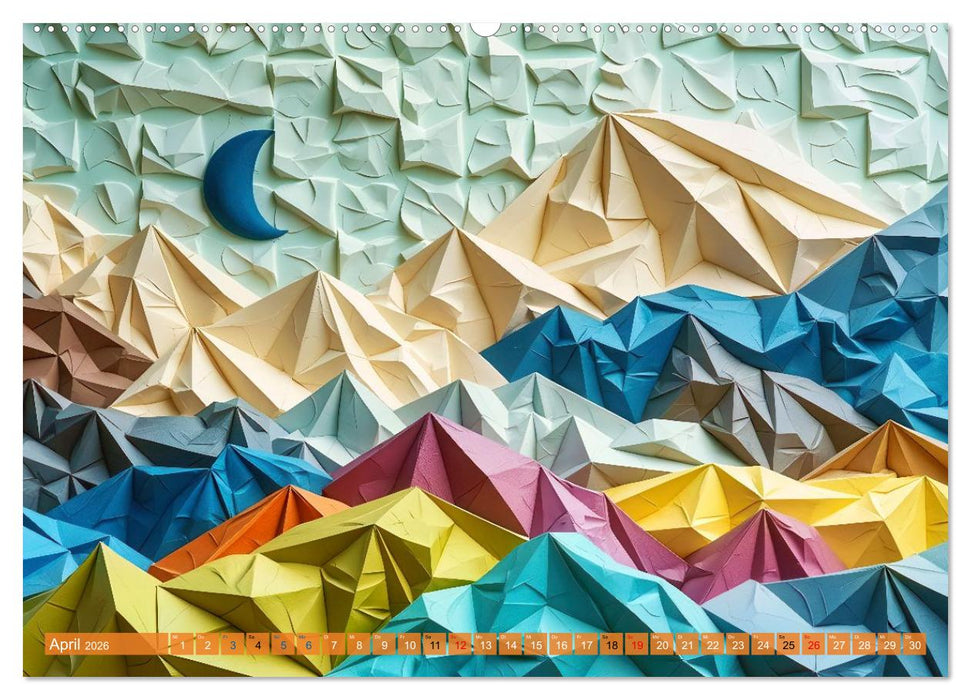 Origami-Formen (CALVENDO Premium Wandkalender 2026)