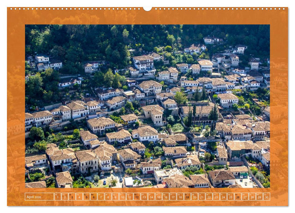 Berat - Die Stadt der tausend Fenster (CALVENDO Premium Wandkalender 2026)
