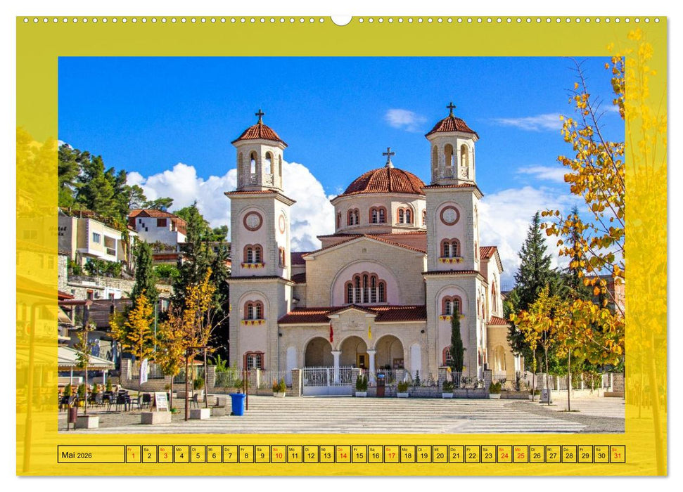 Berat - Die Stadt der tausend Fenster (CALVENDO Premium Wandkalender 2026)